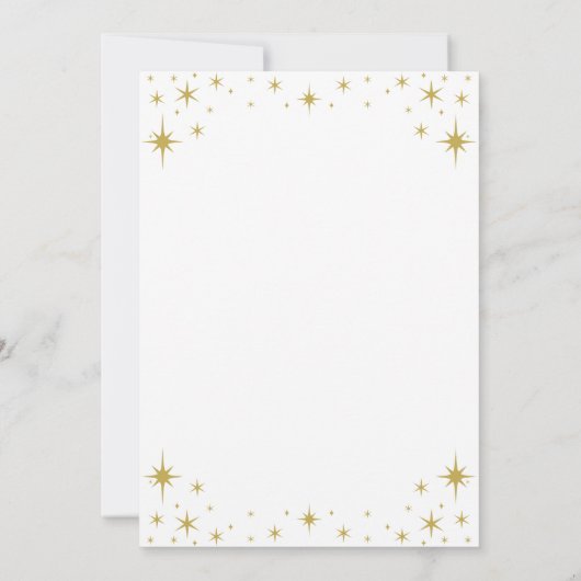 Onze Kleine Prinses Koninklijke Gouden en Blauwe V Kaart (Achterkant)