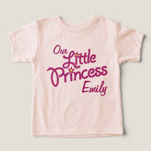 Onze kleine prinses noemde meisjes peuter-t-shirt