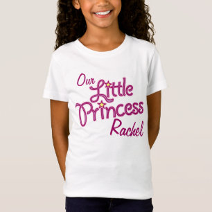 Onze kleine prinses noemde meisjes ringer t-shirt
