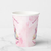 Onze kleine prinses wordt één verjaardag papieren bekers (Rechts)