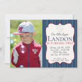 Onze kleine Slugger Baseball-uitnodiging Kaart (Voorkant)