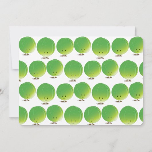 Onze kleine spruit uit Brussel wordt één verjaarda Kaart (Achterkant)