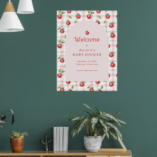 Onze Kleine Tomaat Baby Shower Welkom Poster