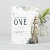 Onze kleine tovenaar heks is er een kaart (Staand voorkant)