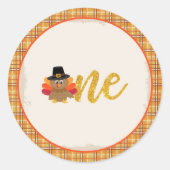 Onze kleine Turkije is het draaien van een Sticker (Voorkant)