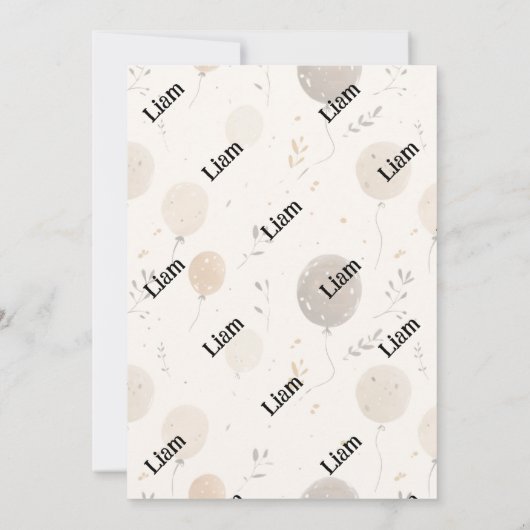 Onze kleine vos verjaardagsfeestje uitnodiging (Achterkant)