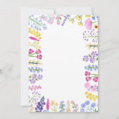 Onze kleine Wildflower Spring Garden Party Bedankkaart