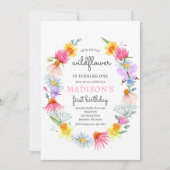 Onze kleine Wildflower Spring Garden Verjaardagsfe Kaart (Voorkant)