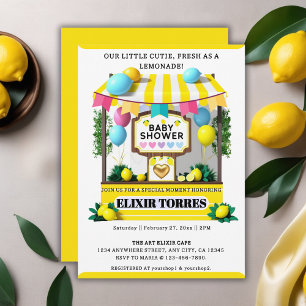 Onze Kleine Zoete Lemonadekraam Baby Shower Kaart