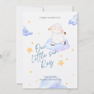 “Onze Kleine Zon” Baby Shower Uitnodiging