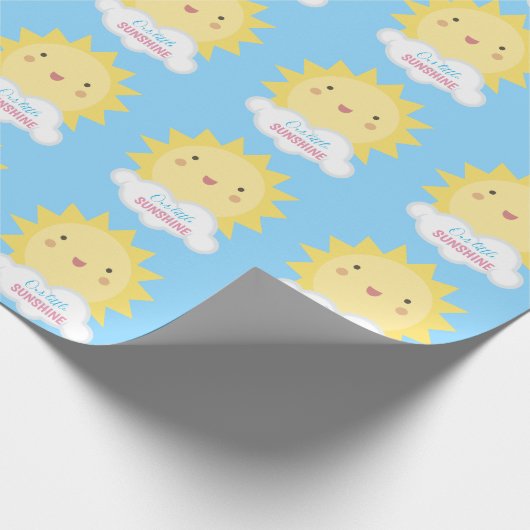 Onze kleine zon cadeaupapier (Hoek)