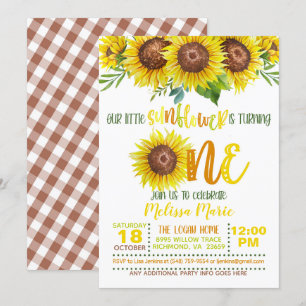 Onze Kleine Zonnebloem verandert ÉÉN Uitnodiging