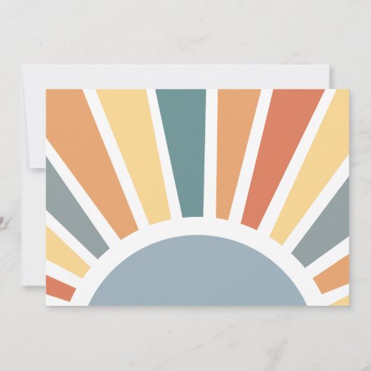 Onze Kleine Zonneschijn 1e Verjaardag Regenboog Fo Kaart