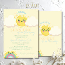 Onze Kleine Zonneschijn Komt Er Aan Baby Shower
