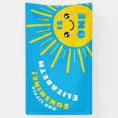 Onze kleine zonneschijn spandoek (Verticaal)