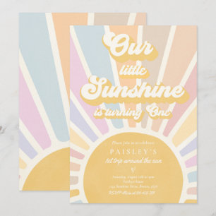 Onze kleine zonneschijn van de eerste verjaardag R Kaart