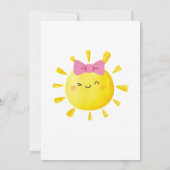 ONZE KLEINE ZONNESCHIJN WORDT TWEE JAAR KAART (Achterkant)