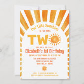 Onze kleine zonnige Boho Baby's 2e verjaardag Kaart (Voorkant)