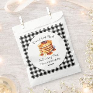 Onze korte stapel pannenkoeken ontbijt verjaardags bedankzakje