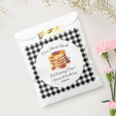 Onze korte stapel pannenkoeken ontbijt verjaardags bedankzakje (Gezegeld)