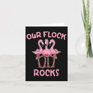 Onze kudde rockt Flamingo bijpassende gezinsvakant Kaart