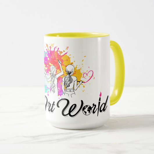 Onze Kunst Wereld Mok (Voorkant rechts)