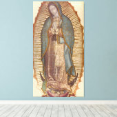 ONZE LADIE GUADALUPE CANVAS PRINT (Insitu (Houten vloer))