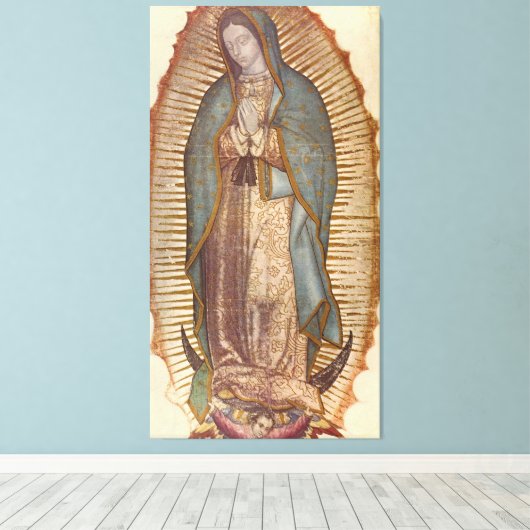 ONZE LADY GUADALUPE CANVAS AFDRUK (Insitu (Houten vloer))
