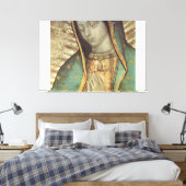 ONZE LADY GUADALUPE NATUURLIJK OP WITTE PANELS CANVAS AFDRUK (Insitu (Slaapkamer))
