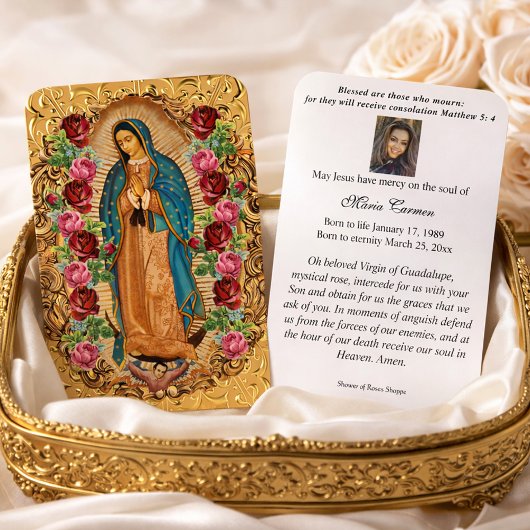 ONZE LADY GUADALUPE VISITEKAARTJE