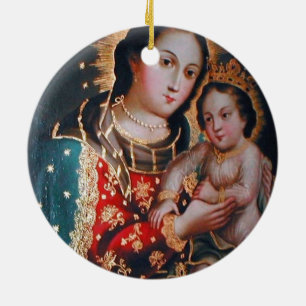 ONZE LADY REFUGE VAN ZINNERS KERAMISCH ORNAMENT