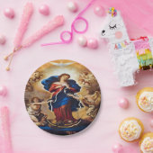 Onze Lady Undoer der Knots Papieren Bordje (Feest)