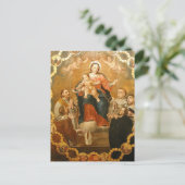 ONZE LADY VAN DE ROSARY BRIEFKAART (Staand voorkant)