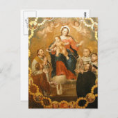 ONZE LADY VAN DE ROSARY BRIEFKAART (Voorkant / Achterkant)
