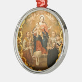 ONZE LADY VAN DE ROSARY METALEN ORNAMENT (Links)