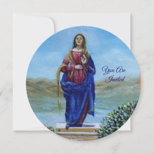 ONZE LADY VAN LICHTE Madonna van maculair begrip Kaart