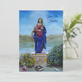 ONZE LADY VAN LICHTE Madonna van maculair begrip Kaart (Staand voorkant)