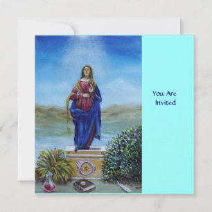 ONZE LADY VAN LICHTE Madonna van maculair begrip Kaart