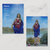 ONZE LADY VAN LICHTE Madonna van maculair begrip Visitekaartje (Voorkant / Achterkant)