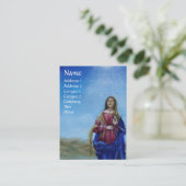 ONZE LADY VAN LICHTE Madonna van maculair begrip Visitekaartje (Staand voorkant)