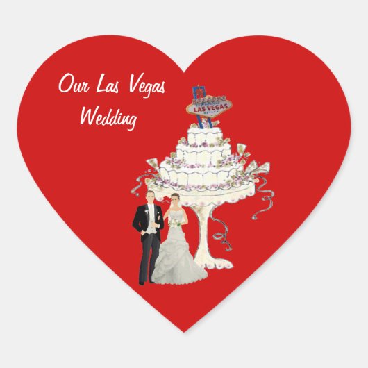 Onze Las Vegas Wedding Sticker (Voorkant)