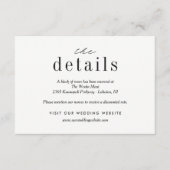 Onze liefde bruiloft details behuizing Kaarten (Voorkant)