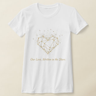 Onze liefde geschreven in de sterren T-shirt - Geo