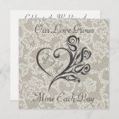 Onze liefde groeit kaart (Voorkant / Achterkant)