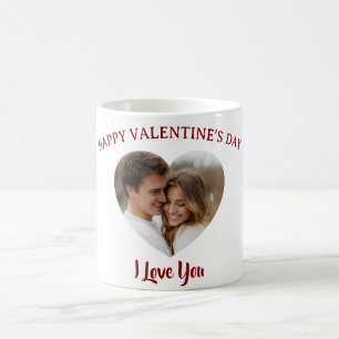 Onze Liefde in een Mok Aangepaste Foto Valentijnsd