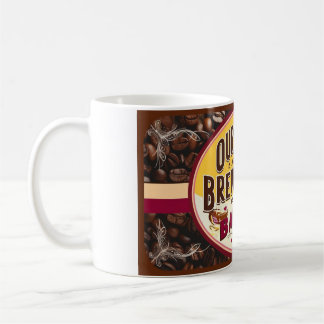Onze liefde is als een perfect gebrouwen beker, he koffiemok