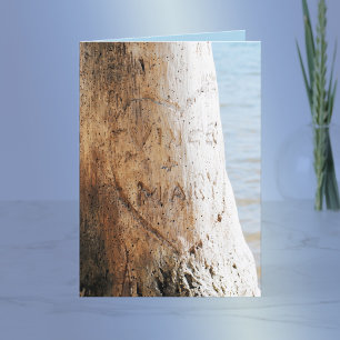 Onze liefde is een boom feestdagen kaart