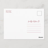 Onze liefde is niet geannuleerd weddenschap uitste briefkaart (Achterkant)