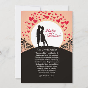 Onze liefde is voor altijd de Kaart van Valentijns