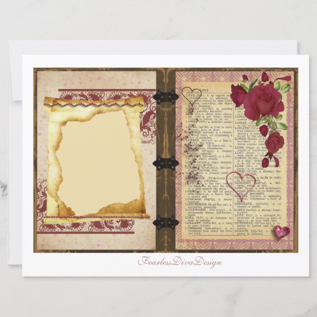 Onze Liefde Junk Journal Pagina's 19 & 20 (Voorkant)